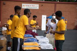 Non-profit uniform and supply donations