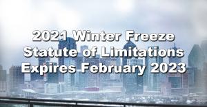 winter freeze statute of limitations expires soon