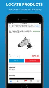 Image of the detail page of the KBC Tools app item