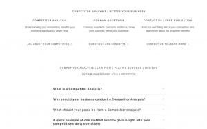 COMPETITOR ANALYSIS | LAW FIRM | PLASTIC SURGEON | MED SPA
