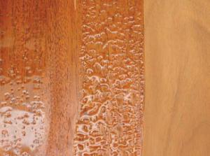 Hard wood floor orange peel problem