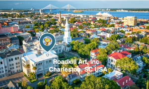 The Roadkill Art App is headquartered in Charleston, South Carolina.
