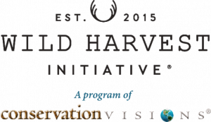 Logo of the Wild Harvest Initiative, a program of Conservation Visions