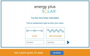 Energy Plus Solar Calculator