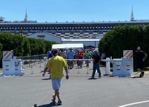 Fans Entering at Beam Gate