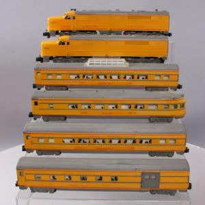 American Flyer 20535 S Pony Express passenger toy train set, circa post-war (1959-1960), S gauge and rated C-6. Each car is lighted (est. $2,000-$6,000).