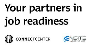 APHConnect Center and NSITE logos with the words "Your Partners in Job Readiness"