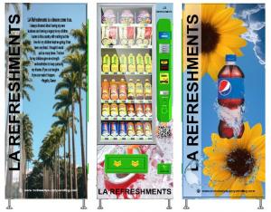 LA Refreshments' SO-CAL-inspired vending machines bring bright, fun snack options to two local shops.