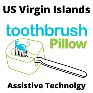 US Virgin Islands Toothbrush Pillow