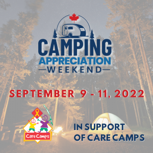 Canadian Camping Appreciation Weekend September 9th-11th, 2022