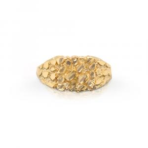 Gold Nugget Rings 10K Gold Glitz Design