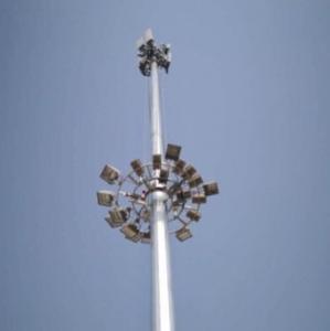 Photo of High Mast Light Pole with Raise-Lower Rack System