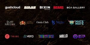 Various companies that are sponsoring Champ Medici's Web3 series of events in Singapore