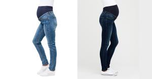 Pictures of pregnant women wearing Ripe Maternity Jeans