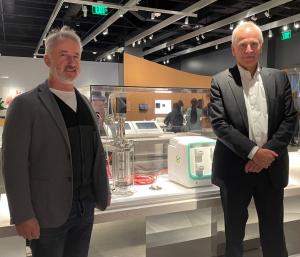 Matteo Brognoli (MD Solaris) and John Robert Durant (Director MIT Museum)