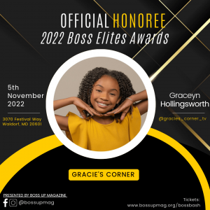 2022 Boss Elites Awards Honoree - Gracie's Corner