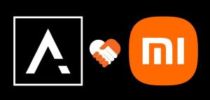 AVOW and Xiaomi partnership logos