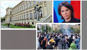 German Foreign Minister Annalena Baerbock posted a tweet condemning the regime’s crackdown on Sharif University students in Tehran. The French Foreign Ministry also issued a statement condemning the continuation of ruthless, measures against protesters in Iran.