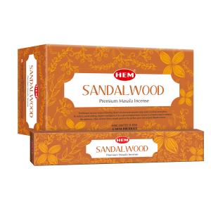 HEM Sandalwood Premium Masala Incense Sticks  for Aromatherapy