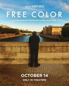 Póster de película en color gratis.