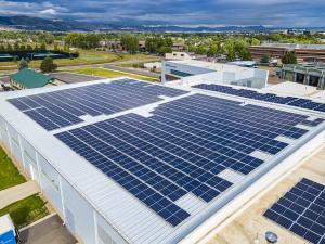 Johnson Family Equine Hospital at Colorado State University in Fort Collins Colorado - photo credit Namaste Solar