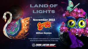 Land of Lights Festival at Gulliver's Land in Milton Keynes UK 2022