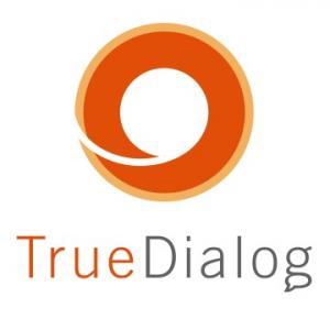 Logo from TrueDialog, an SMS leader