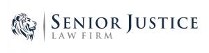 The logo of the Senior Justice Law Firm is a lion
