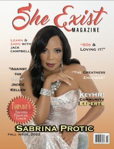 Sabrina Protic is on the cover of She Exist Magazine