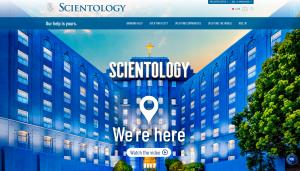 Screenshot der neuen Scientology-Website www.scientology.org