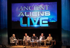 Nick Pope, Dr.  Travis Taylor, William Henry, David Childress and Giorgio Tsoukalos discuss extraterrestrial theories.