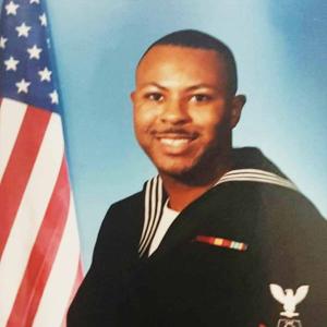Calvin Hill, a 20-year veteran who served on active duty in the Navy.  Hill is the founder of the Mr. & Ms. Military Organization.
