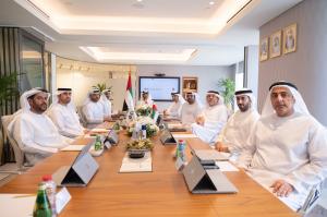 HE Abdullah bin Touq UAE Minister of Economy and Chairman of the Board of Directors of Etihad Credit Insurance chaired the 3rd BOD meeting of ECI