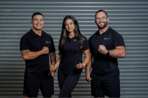 Three personal trainers in Irvine