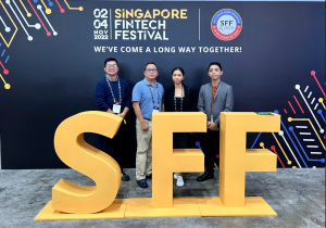 Business people from all over the world attended the FinTech conference in Singapore