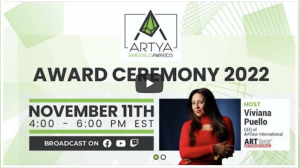 poster for the Emerald Artya Ceremony
