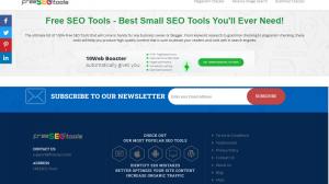 Free seo tools homepage