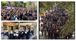 In Sanandaj students were seen chanting “Political prisoners must be released!” and “College students rather die than live in infamy!” Similar rallies and boycotts were reported at Tehran’s Amir Kabir University and Khajeh Nasir Toosi University.