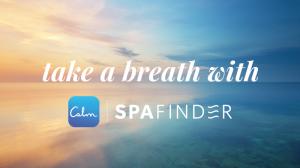 Take A Breath With Calm and Spafinder