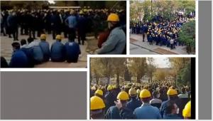 On Monday, Morattab Company employees went protesting for the third day the regime officials’ refusal to pay their salaries for the past nine months. At the same time, People in  Narmak in Tehran took to the streets and chanted anti-regime slogans.