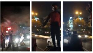 People in various cities continued their protests with night rallies to express their hatred of the regime. On Tuesday night people in dozens of cities took to the streets to celebrate the loss of the regime’s football team against the U.S. in the World Cup.