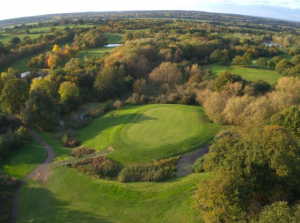 A view of Crondon Park golf course