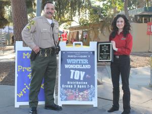 Bridge Publications was acknowledged by the Sheriff’s Department for its participation in the toy drive.