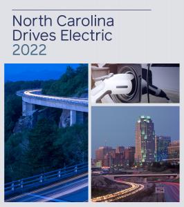 Image of the cover of North Carolina Drive Electric Report 2022