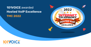 101VOICE Hosted VoIP Excellence Award 2022