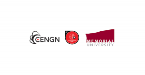 CENGN logo, followed by the CENGN Machine Learning Basics badge, and then the Memorial University logo