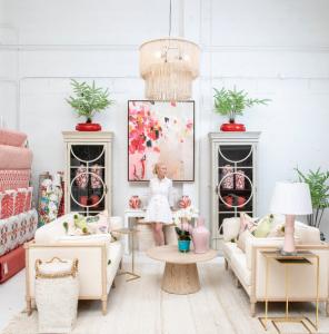 Palm Beach pinks, corals and red feature a fresh look at the Mac Home Showroom.