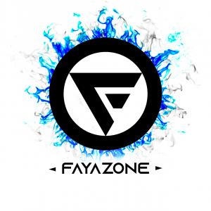 FAYAZONE light logo with blue flames