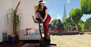 HOLOFIT VR Fitness with indoor bike