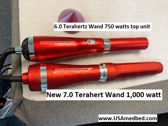 A photo of two terahertz Wand models.  The 6.0 and 7.0 models are top sellers